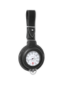 Case Rhodium Plated Stainless Steel Dial Black Leather Pouch
