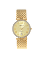 Case Gold Plated Stainless Steel Dial Champagne Dial Champagne Roman Bracelet