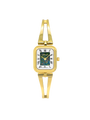 Case Gold Plated Stainless Steel Dial Opal Dial Black Roman Half Bangle