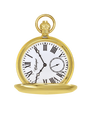 Case Gold Plated Dial White Dial Roman
