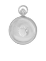 Case Rhodium Plated Dial White Dial Arabic