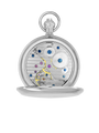 Case Rhodium Plated Dial White Dial Arabic
