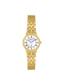 Case Gold Plated Stainless Steel Dial White Dial Roman Bracelet