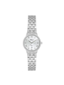 Case Rhodium Stainless Steel Dial Silver Dial Silv Roman Bracelet