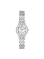 Case Rhodium Stainless Steel Dial White Dial Arabic Bracelet