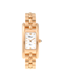 Case Rose Gold Plated Stainless Steel Dial White Dial Rose Arabic Bracelet