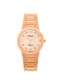 Case Rose Gold Plated Stainless Steel Dial Rose Dial Star Stone Bracelet