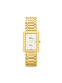 Case Gold Plated Stainless Steel Dial Silver Dial Champagne Roman Bracelet