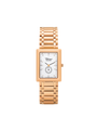 Case Rose Gold Plated Stainless Steel Dial Mother of Pearl Dial Diamond Bracelet