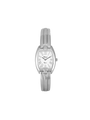 Case Stainless Steel Dial White Dial Silver Roman Half Bangle