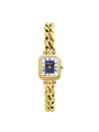 Case Gold Plated Stainless Steel Dial Opal Dial Black Roman Bracelet