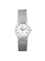 Case Stainless Steel Dial White Dial Black Roman Bracelet