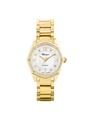 Case Gold Plated Stainless Steel Dial Mother of Pearl Dial Diamond Bracelet