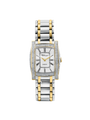 Case Two Tone Gold Plated Stainless Steel Dial White Dial Roman Bracelet