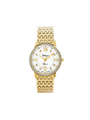 Case Gold Plated Stainless Steel Dial White Dial Star Stone Bracelet