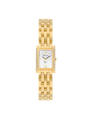 Case Gold Plated Stainless Steel Dial Mother of Pearl Dial Champagne Roman Bracelet