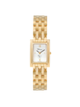 Case Gold Plated Stainless Steel Dial Silver Dial Champagne Roman Bracelet