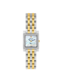Case Two Tone Gold Plated Stainless Steel Dial Mother of Pearl Dial Champagne Roman Bracelet