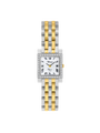 Case Two Tone Gold Plated Stainless Steel Dial White Dial Black Roman Bracelet