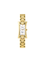 Case Gold Plated Stainless Steel Dial Silver Dial Champagne Roman Bracelet