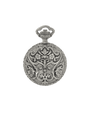 Case Antique Silver Tone Dial White Dial Arabic