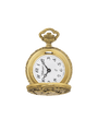 Case Antique Gold Tone Dial White Dial Black Arabic