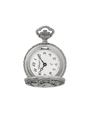 Case Antique Silver Tone Dial White Dial Black Arabic