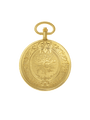 Case Gold Plated Dial White Dial Roman
