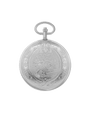 Case Rhodium Plated Dial White Dial Arabic
