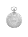Case Rhodium Plated Dial White Dial Roman