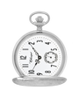 Case Rhodium Plated Dial White Dial Arabic