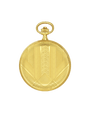 Case Gold Plated Dial White Dial Roman