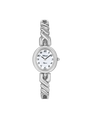 Case Stainless Steel Dial White Dial Black Arabic Half bangle