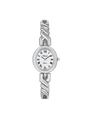 Case Stainless Steel Dial White Dial Black Roman Half bangle