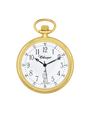 Case Gold Plated Stainless Steel Dial White Dial Arabic