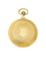 Case Gold Plated Dial White Dial Roman