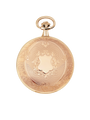 Case Rose Gold Plated Dial White Dial Arabic