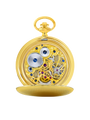 Case 18ct Gold Dial Skeleton Dial Roman 