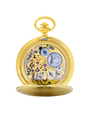 Case 18ct Gold Dial Skeleton Dial Roman