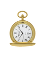 Case Gold Plated Dial White Dial Roman