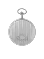 Case Rhodium Plated Dial White Dial Arabic