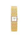 Case 14ct Gold Dial Silver Dial Champagne Roman Bracelet