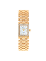 Case 14ct Rose Gold Dial White Dial Baton Bracelet