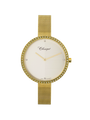 Case Gold Plated Stainless Steel Dial Champagne Dial Stone Mesh Band