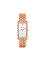 Case 14ct Rose Gold Dial White Dial Rose Roman Bracelet