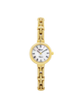 Case 9ct Gold Dial Mother of Pearl Dial Black Roman Bracelet