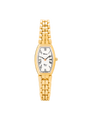 Case 9ct Gold Dial White Dial Black Roman Bracelet