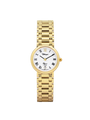 Case 9ct Gold Dial White Dial Black Roman Bracelet