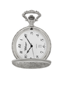 Case Antique Silver Tone Dial White Dial Arabic