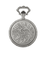 Case Antique Silver Tone Dial White Dial Arabic